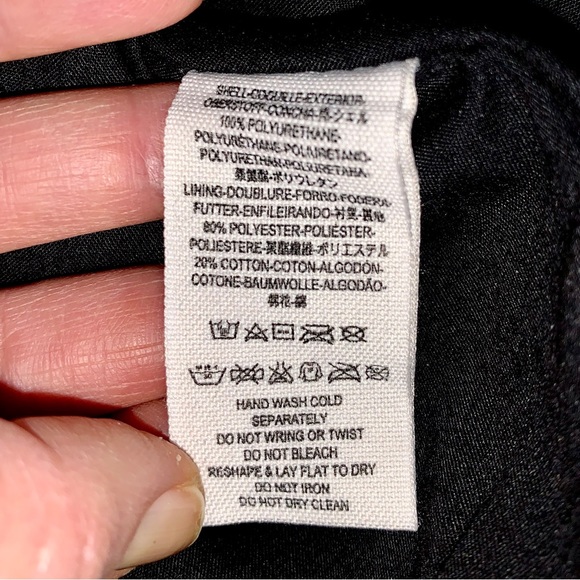 FREE PEOPLE NEW Black Vegan Leather Flare Skirt, Back Zip, Size 8 - Picture 13 of 14